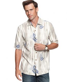 Tommy Bahama Shirt, Lemongrass Ikat Short Sleeve Shirt   Mens Casual