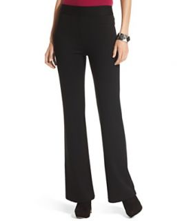 INC International Concepts Petite Pants, Pull On Ponte Knit Flare