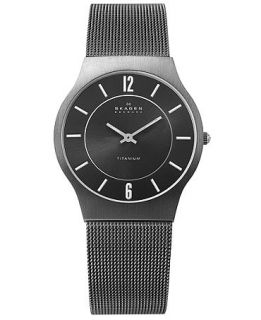 Skagen Denmark Watch, Mens Titanium Bracelet 233LTTM   All Watches
