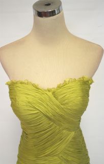 Morrell Maxie $680 Lime Evening Formal Party Gown 6