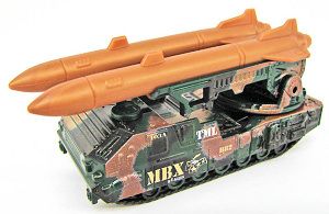 Matchbox MBX Missile Launcher Diecast Military Vehicle Real Working
