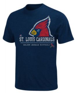 Majestic MLB Big and Tall Shirt, St. Louis Cardinals Raglan Shirt