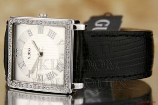 New Guess Ladies Watch Black Leather G75603L BNWT USA
