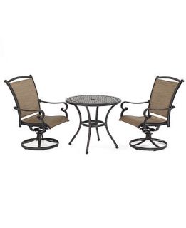 Paradise Outdoor Patio Furniture, 3 Piece Set (32 Round Dining Table