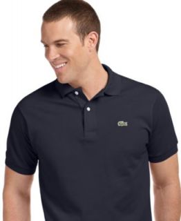 Lacoste Big and Tall Shirt, Super Dry Solid Logo Polo Shirt   Mens