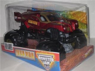 Mattel Hot Wheels Monster Jam Iron Man 1 24 Scale Diecast Monster