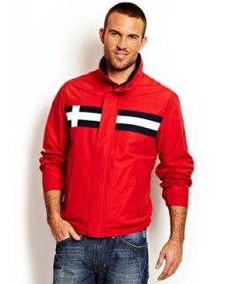 Nautica Jacket, Bomber with Flag Stripe Jacket