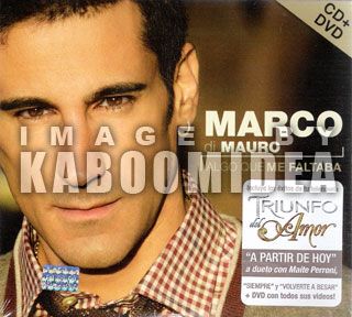 Marco Di Mauro CD DVD Algo Que Me Faltaba Deluxe New