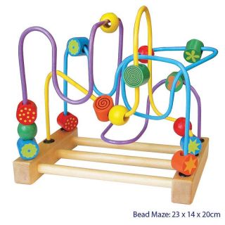 WOODEN Bead Maze EDUCATIONAL TOY for Toddlers   FLOWER MAZE