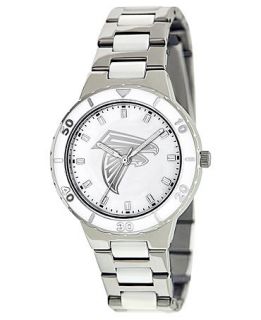 Game Time Watch, Womens Atlanta Falcons White Ceramic and Stainless