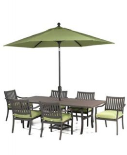 Holden Outdoor Patio Furniture, 7 Piece Set (84 x 42 Dining Table, 4
