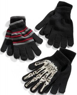 Greendog Kids Gloves, Boys Various Gloves 3 Pack