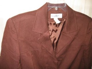 Norton McNaughton Plus Size 18 Brown Ladies Jacket Blazer New Lined