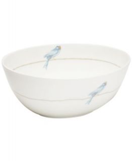 Martha Stewart Collection Dinnerware, Sky Song Rim Soup Bowl   Fine