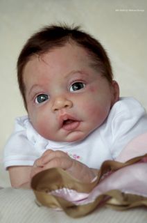 Melissa George Reborn Baby Lulu Amazing Hair Detail