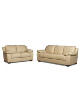 Blair Leather Sofa, 86W x 38D x 36H