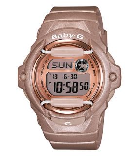Baby G Watch, Womens Digital Beige Resin Strap 43x46mm BG169G 4   All