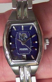 Memphis Tigers Fossil Watch Womens 3 Hand Analog w Date