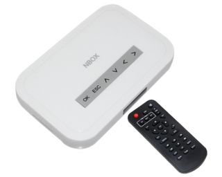 NBOX HD TV Digital Media Player RM RMVB DIVX SD MMC USB Disk HD Remote