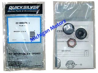 Mercruiser Quicksilver Plug Kit Alpha Bravo 22 88847A1