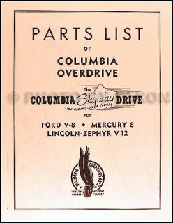 Mercury Columbia Axle 5 Manual Set 1942 1946 1947 1948 Owner