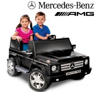 New 12V Mercedes Benz G55 AMG Ride on Black Kids Electric Car
