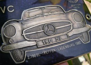 Mercedes Benz 190 SL Club Germany Meeting 1980 Badge