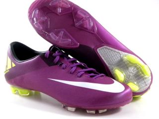 Nike Mercurial Miracle II FG Plum Purple White Soccer Futball Cleats