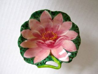 Limoges France Handpainted Enamel Porcelain Jewelry Box Trinket