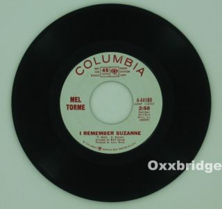 Mel Torme I Remember Suzanne Lovers Roulette RARE Northern Soul Promo