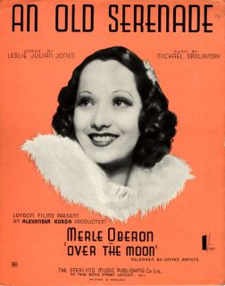 Lovely Photo Merle Oberon Over The Moon Movie Tune