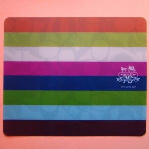 Coach Mouse Pad Legacy Stripe 70th Anniversary