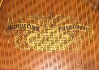 Antique Melville Clark Large Apollo Grand Piano C 1920s