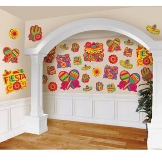 Mexican Fiesta Cutouts Mega Value Pack Party Decorations 30 Pieces