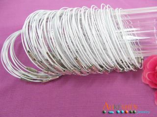 Bulk Stainless Steel Bracelets Memory Wire Cords 9NK