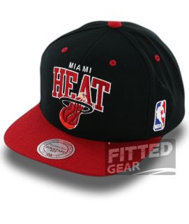 Miami Heat Arch Two Tone Mitchell & Ness Snapback Hat