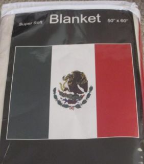 New Mexico Mexican Heritage Country Flag Soft Fleece Throw Git Blanket