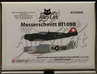 Alley Cat 1 32 Messerschmitt BF 109B Fighter Resin Conversion Kit