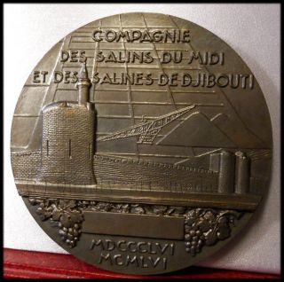 1956 RARE Medaille Salins MIDI Djibouti Saint Louis Protestant