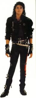 WOW Michael Jackson Bad Dirty Diana Arm Braces Black