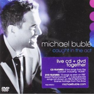 MICHAEL BUBLE~~~CAUGHT IN THE ACT~~~CD & DVD SET~~~NEW