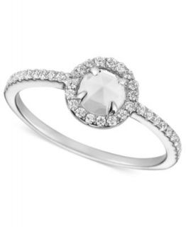 CRISLU Ring, MicroLuxe Platinum over Sterling Silver Cubic Zirconia (5