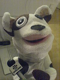 Pets com Talking Sock Puppet in Original Package 12 Tall FAO Schwarz