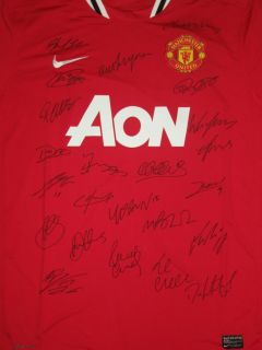 CLEARANCE Manchester United Man UTD Signed Shirt Jersey Rooney Giggs