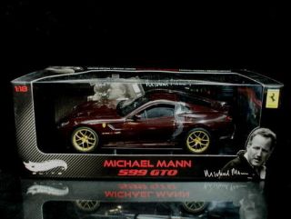 Ferrari 599 GTO Michael Mann Ed Hot Wheels Elite Diecast 1 18 Scale