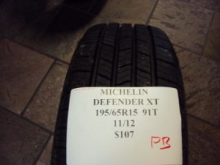 Michelin Defender XT 195 65R15 Brand New Tire