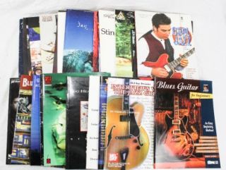 Lot of 25 Guitar Books Instructional Tab Songbooks Etc