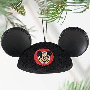 Disney 2011 Mouseketeer Mickey Mouse Ear Hat Ornament New