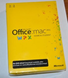 Microsoft Office Mac 2011 Home and Student