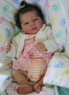 Reborn Baby Girl Doll Michelle by Evelina Wosnjuk Newborn